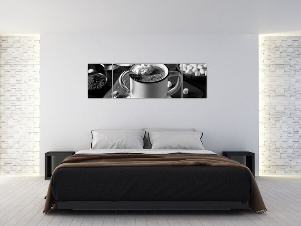 Obraz - Vánoční horká čokoláda (170x50 cm)
