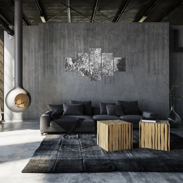 Obraz - Smrkový les (125x70 cm)