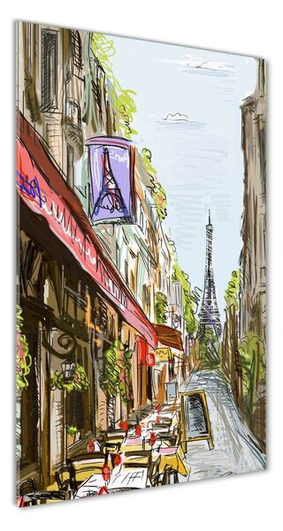 Vertikální Fotoobraz na skle Eiffelová věž Paříž osv-68683316