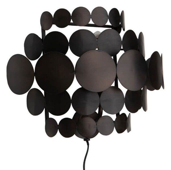 NÁSTĚNNÁ LAMPA KAKI ČERNÁ