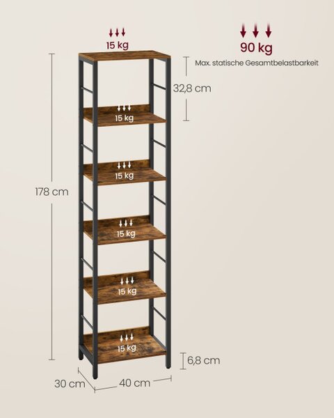 Policový regál LLS168KD01