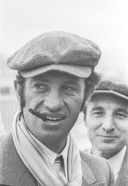 Obrazová reprodukce Jean Paul Belmondo during the shooting of the film “Borsalino”