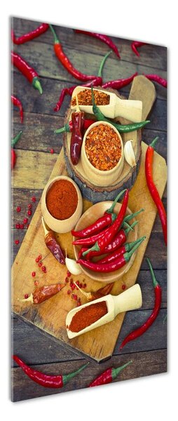 Vertikální Foto obraz skleněný svislý Chilli papričky osv-69003673
