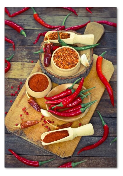 Vertikální Foto obraz skleněný svislý Chilli papričky osv-69003673
