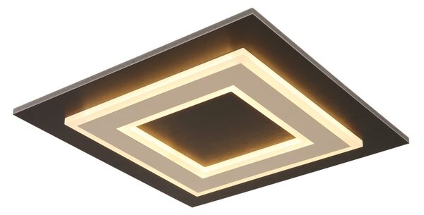 GLOBO 48033A-24 JAYDEN stropní svítidlo LED 24W 2200/680lm 3000K černá, tmavohnědá