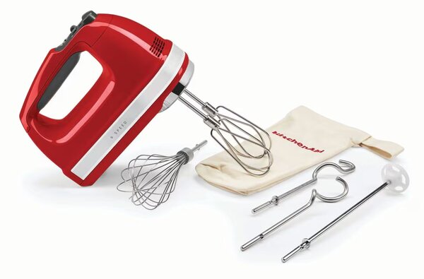 Ruční šlehač KitchenAid 5KHM9212EER královská červená 5KHM9212EER