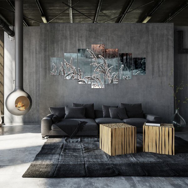 Obraz - Zamrzlá louka (210x100 cm)