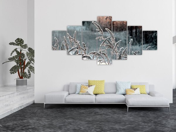 Obraz - Zamrzlá louka (210x100 cm)