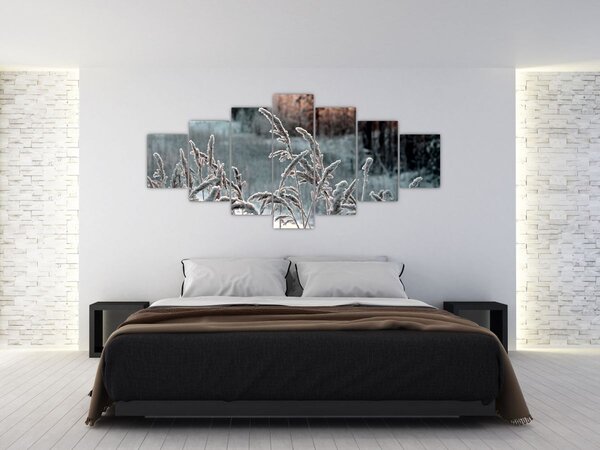 Obraz - Zamrzlá louka (210x100 cm)