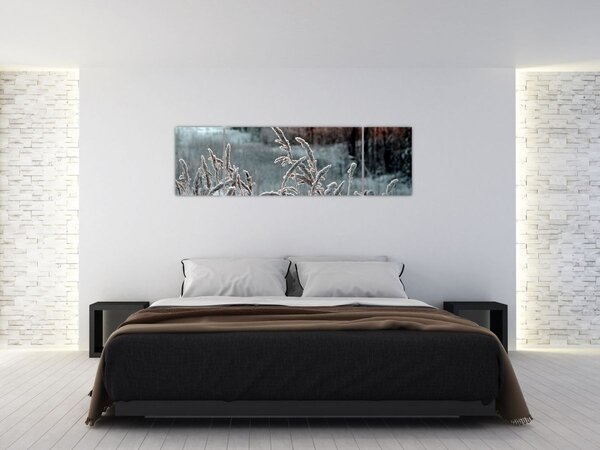 Obraz - Zamrzlá louka (170x50 cm)