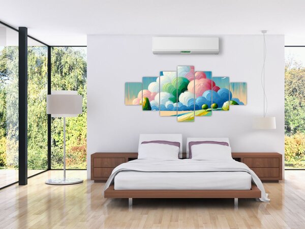 Obraz - Krajinka s mrakem (210x100 cm)