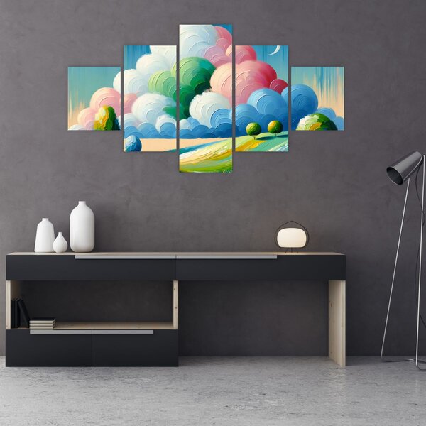 Obraz - Krajinka s mrakem (125x70 cm)