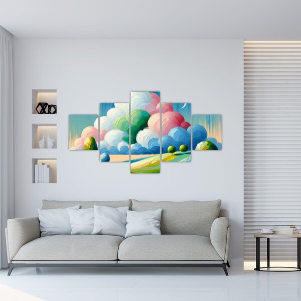 Obraz - Krajinka s mrakem (125x70 cm)