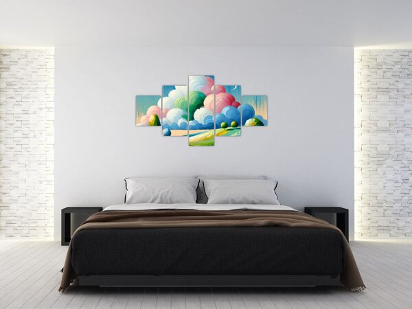 Obraz - Krajinka s mrakem (125x70 cm)