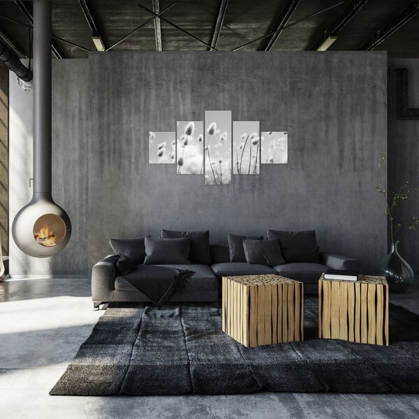 Obraz - Boho bunny tail grass (125x70 cm)