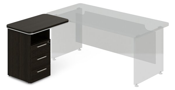 Sestava kancelářského nábytku TopOffice 1, wenge