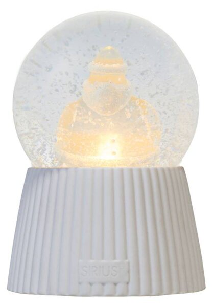 DECOLED LED svítící koule sněžítko, 10 × 14,5 cm, Santa Claus