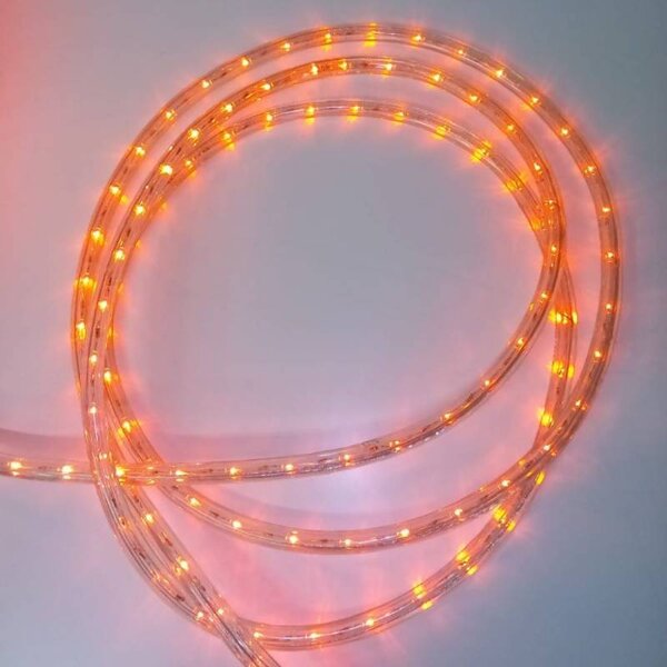 DECOLED Easy Fix LED hadice venkovní, 1 m, oranžová, 30 diod, IP44, metráž