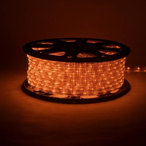 DECOLED Easy Fix LED hadice venkovní, 1 m, oranžová, 30 diod, IP44, metráž