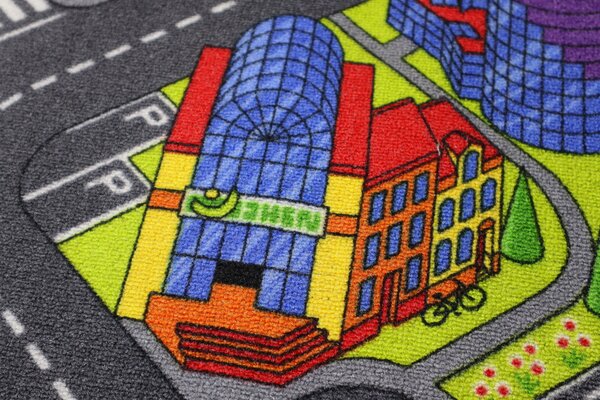 Associated Weavers Dětský kusový koberec silnice Big City - 95x133 cm