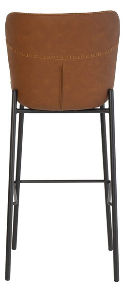 Barová židle ley 78 cm hnědá