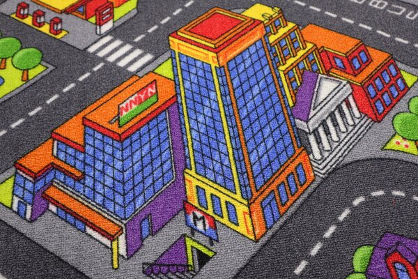 Associated Weavers Dětský kusový koberec silnice Big City - 95x133 cm