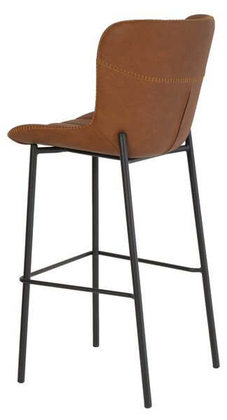 Barová židle ley 78 cm hnědá
