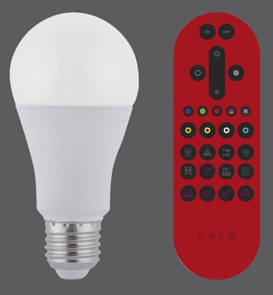 LD 08224-1 LOLAsmart - BULB LED žárovka, RGB+W, Smart Home, E27 MEDION RGB+2700-5000K - LEUCHTEN DIREKT / JUST LIGHT