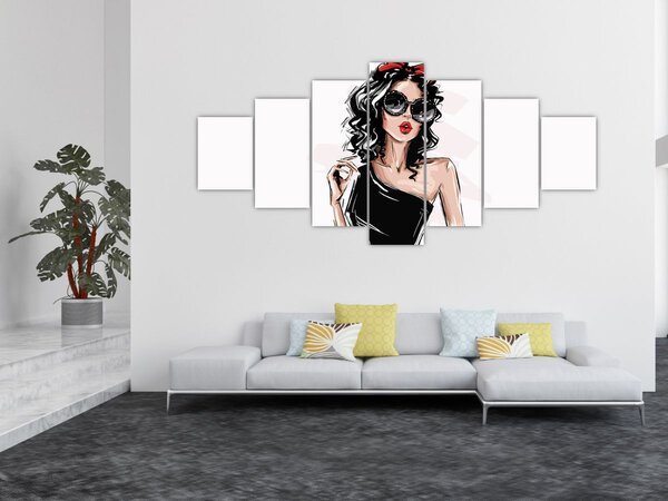 Obraz - Fashion woman (210x100 cm)