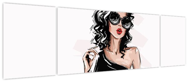 Obraz - Fashion woman (170x50 cm)