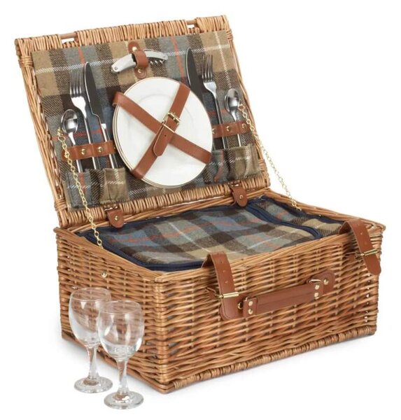 Willow Direct Piknikový koš COUNTRY HAMPER proutěný pro 2 osoby