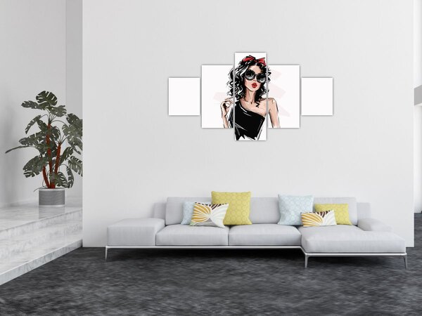 Obraz - Fashion woman (125x70 cm)