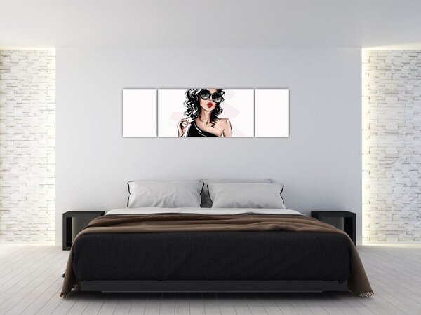Obraz - Fashion woman (170x50 cm)