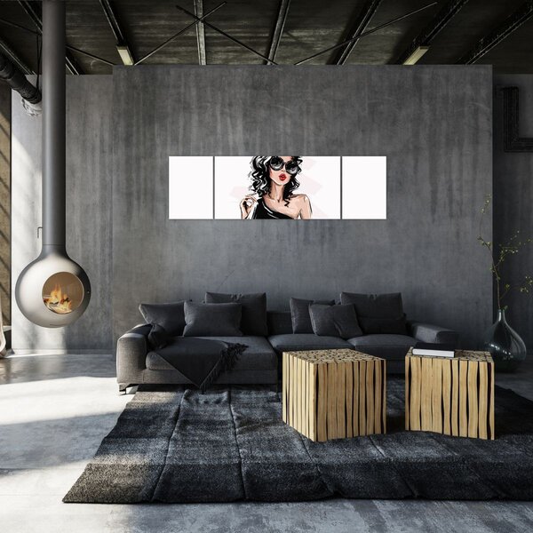 Obraz - Fashion woman (170x50 cm)