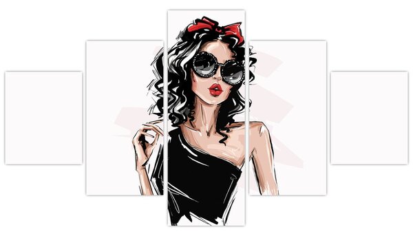 Obraz - Fashion woman (125x70 cm)