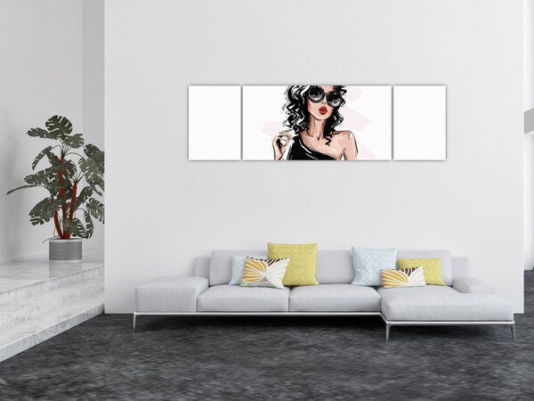 Obraz - Fashion woman (170x50 cm)