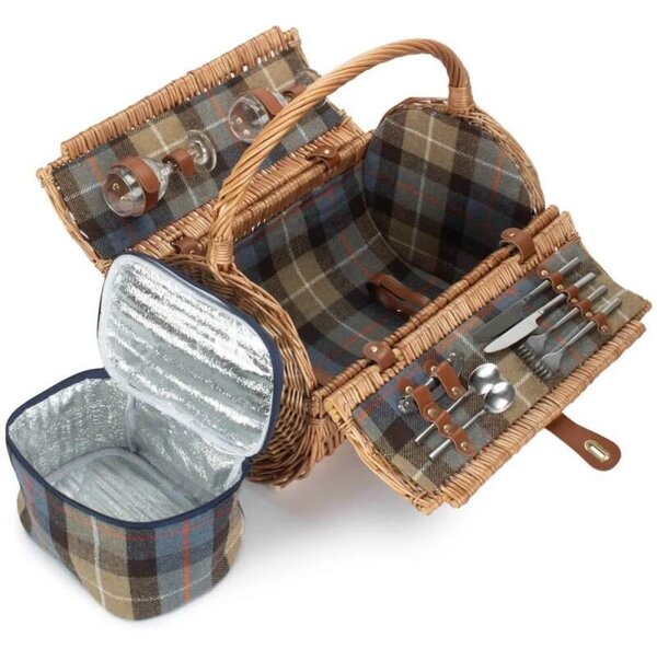 Willow Direct Piknikový koš COUNTRY BARREL proutěný pro 2 osoby