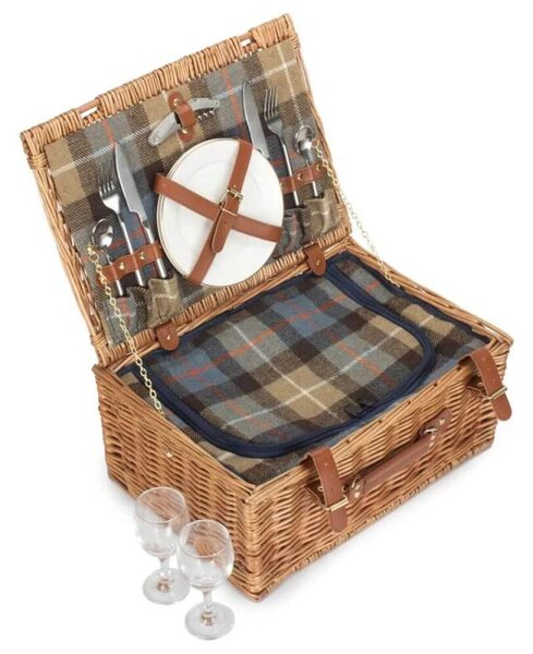 Willow Direct Piknikový koš COUNTRY HAMPER proutěný pro 2 osoby