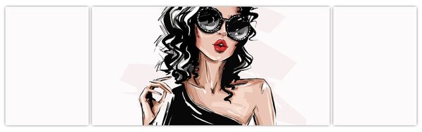 Obraz - Fashion woman (170x50 cm)