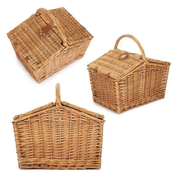 Willow Direct Piknikový koš COUNTRY HILL proutěný pro 2 osoby