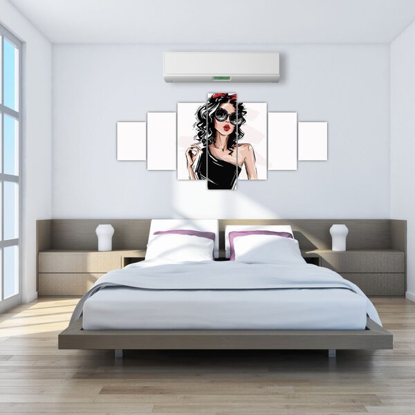 Obraz - Fashion woman (210x100 cm)