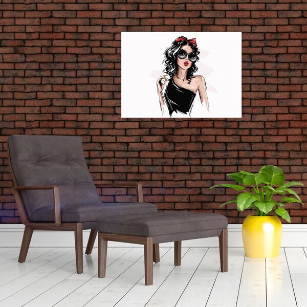 Obraz - Fashion woman (70x50 cm)
