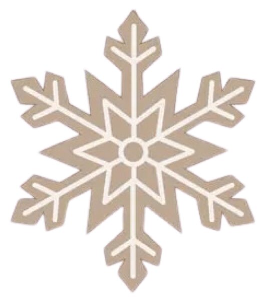 Det Gamle Apotek Dárkové visačky Nature Snowflake - 6 ks DGA180