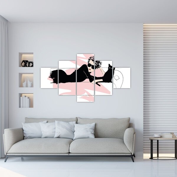Obraz - Fashion lady (125x70 cm)