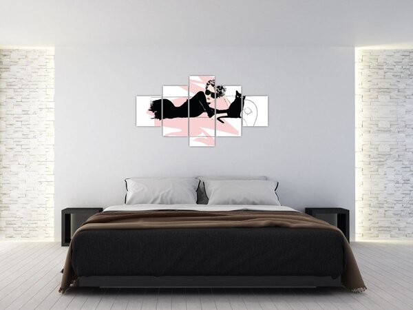 Obraz - Fashion lady (125x70 cm)