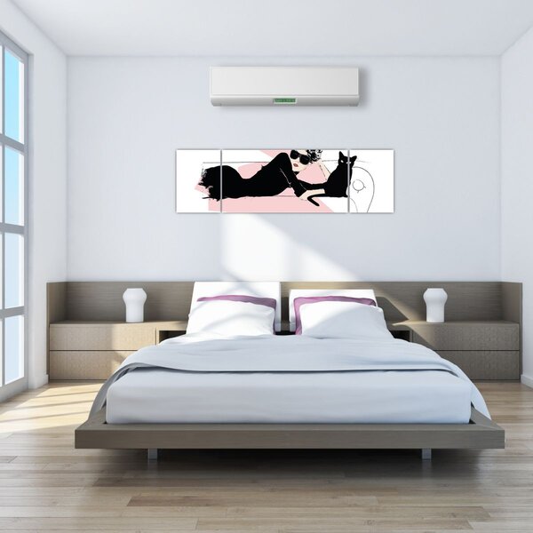 Obraz - Fashion lady (170x50 cm)