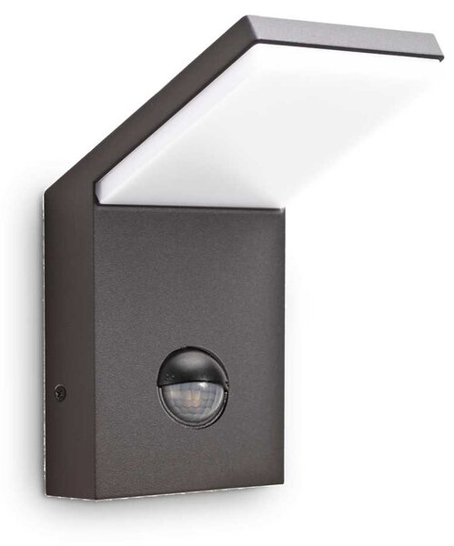 Ideal Lux Venkovní nástěnné svítidlo STYLE 3000K se senzorem, IP54 Barva: Bílá