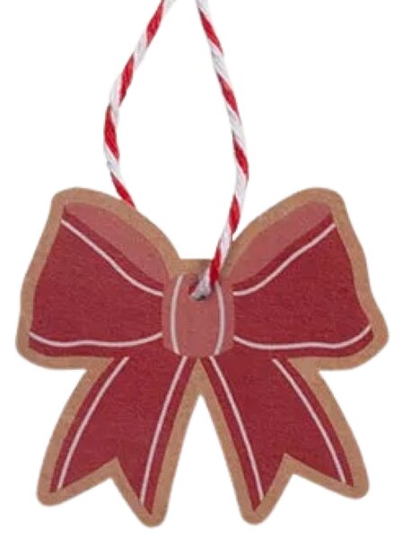 Det Gamle Apotek Dárkové visačky Christmas Bow - 6 ks DGA178