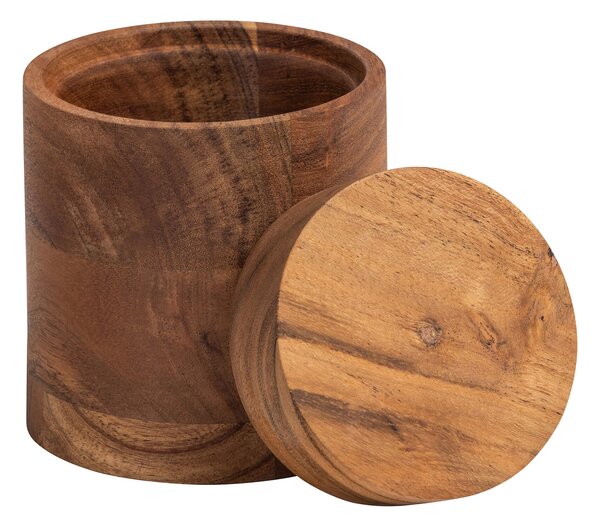 Úložná nádoba s víkem palo Ø 9 cm x 12 cm hnědá