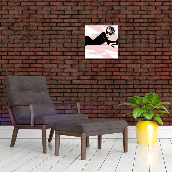 Obraz - Fashion lady (30x30 cm)